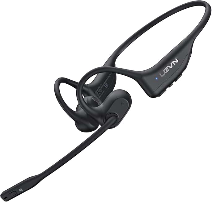 Open Ear Bluetooth Headset with Microphone and Noise Cancelling