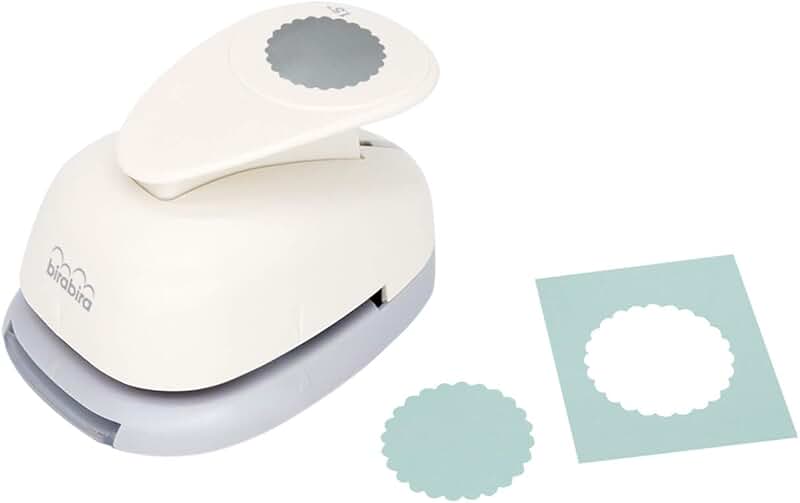 1.5 Inch Scalloped Circle Punch for Paper Crafts