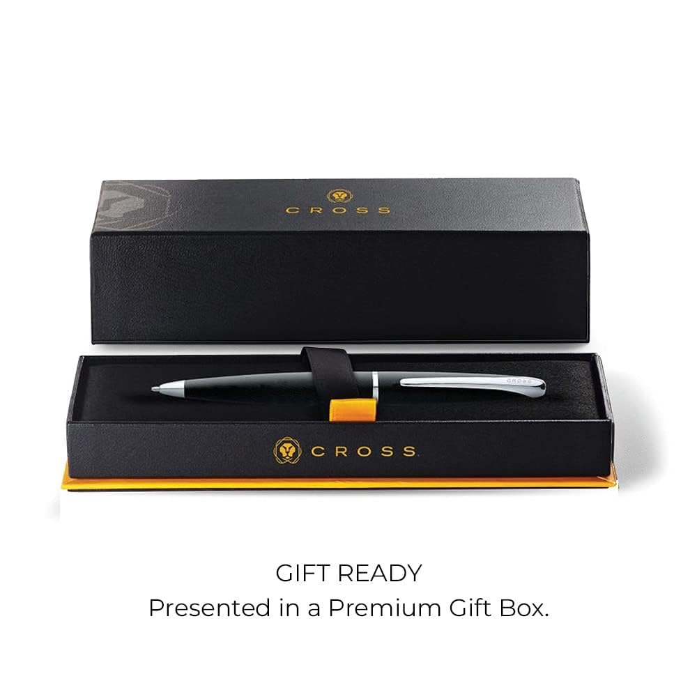 Refillable Black Ballpoint Pen in Gift Box