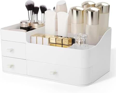 Large Makeup and Jewelry Organizer with Drawers