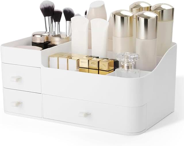 Large Makeup and Jewelry Organizer with Drawers