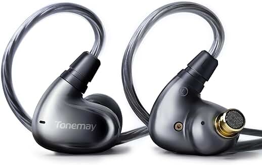 Wired In-Ear Earbuds with Mic and Detachable Cable