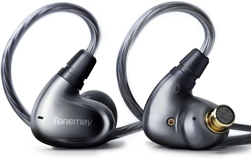 Wired In-Ear Earbuds with Mic and Detachable Cable