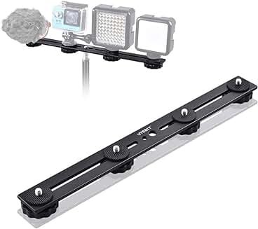 11-inch Flash Bracket with Dual Camera Mount