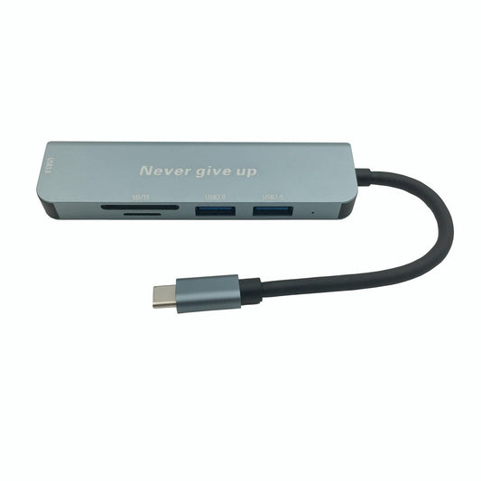Type C to USB 2.0/3.0 Hub and Card Reader Dock