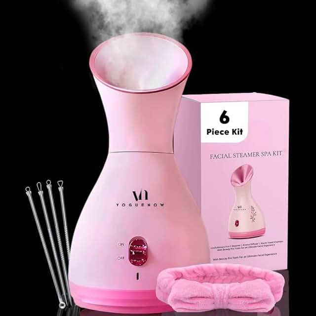 Facial Steamer Spa Kit with Skin Care Tools