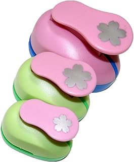 Set of 3 flower craft punches in 5/8, 1, and 1.5 inches