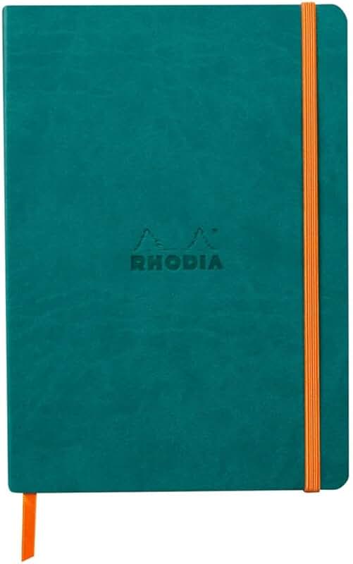 Peacock Soft Notebook, A5, Dotted, 160 Pages