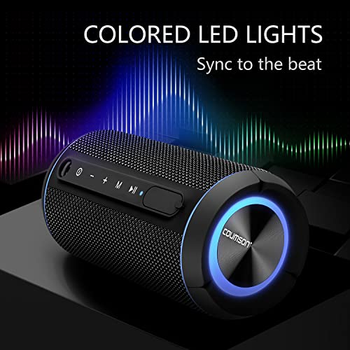 Bluetooth Speakers, Portable Wireless Bluetooth Speaker, IPX5 Waterproof, Outdoor Speakers with Bluetooth 5.0, TWS Pairing and Battery Speaker for Travel & Home