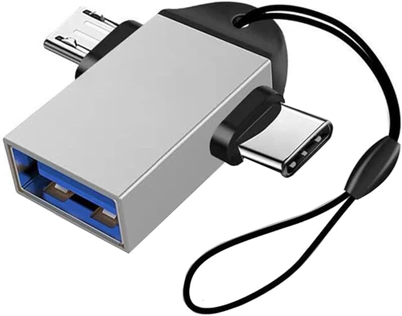 2-in-1 USB OTG Adapter for Type C and Micro USB