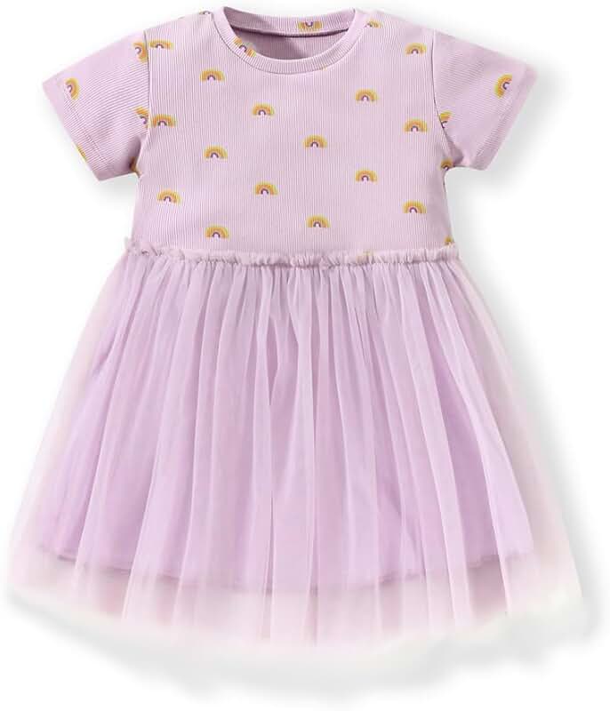 Girls' Tulle Dress for Birthday and Party