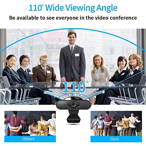 1080P Web Camera, HD Webcam with Microphone, USB PC Camera for Desktop & Laptop Computer, Plug and Play, for Live Streaming Conferencing and Video Calling