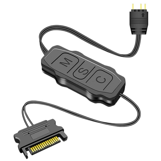 Mini 3-Pin ARGB Controller with 10+ Modes