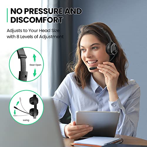 Bluetooth Speakerphone & Headset with Microphone 3.5mm with Y-Adapter