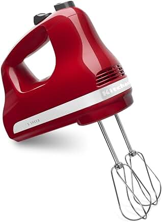 5-Speed Hand Mixer in Empire Red