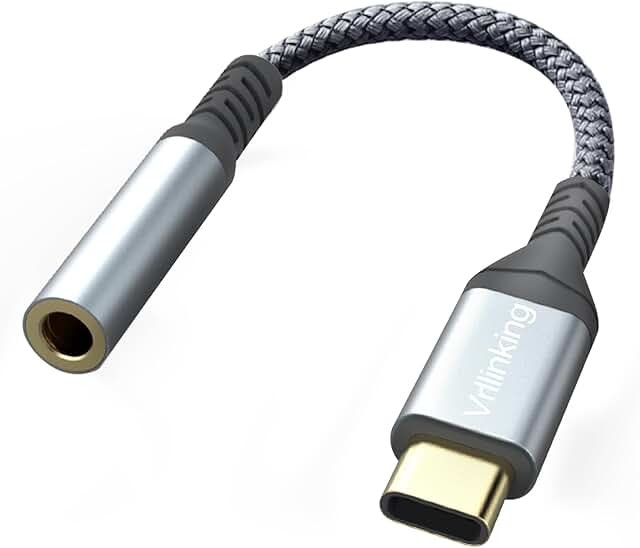 USB Type C to 3.5mm Headphone Adapter