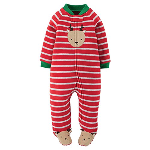 Carter s Just One You Baby Boys  Long-Sleeve Footed Blanket Sleeper  , Reindeer