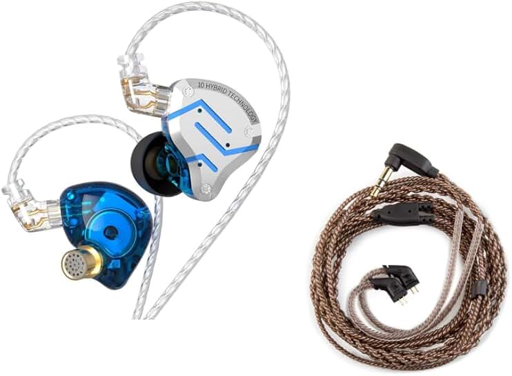 2PIN IEM Earphone Cable for ZS10 Pro Noise Cancelling Headphones