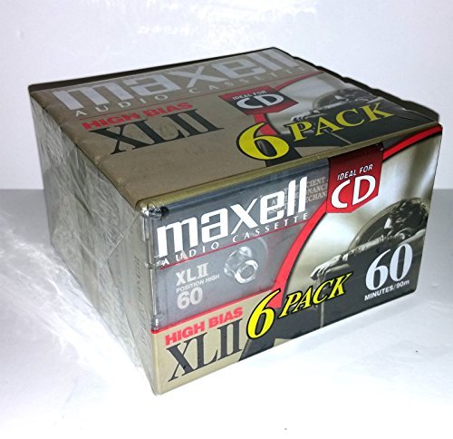 XLII60-5+1 blank audio cassette tape six-pack