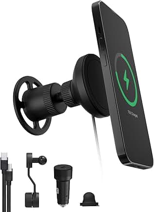 Magnetic Wireless Car Charger with Vent Mount