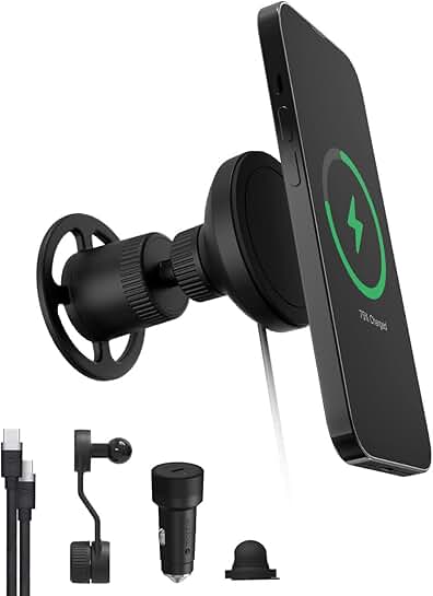 Magnetic Wireless Car Charger with Vent Mount