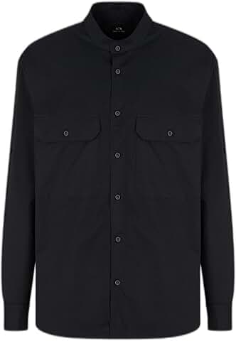 Men's Long Sleeve Comfort Fit Pocket Shirt