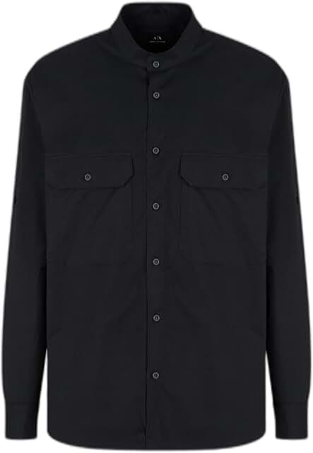 Men's Long Sleeve Comfort Fit Pocket Shirt