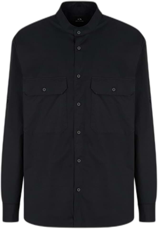 Men's Long Sleeve Comfort Fit Pocket Shirt