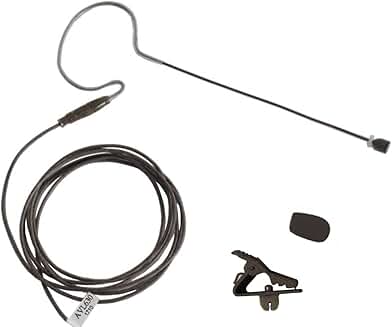 Mini Black Headset Microphone for Wireless Microphones