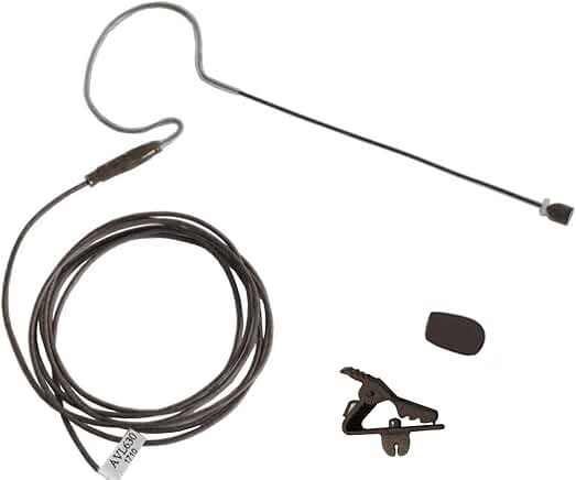 Mini Black Headset Microphone for Wireless Microphones