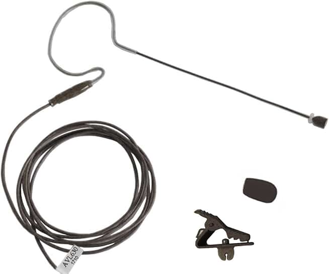 Mini Black Headset Microphone for Wireless Microphones