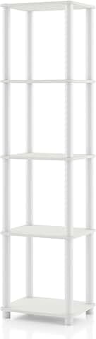 Modern 5-Tier Narrow Shelving Unit for Home Storage