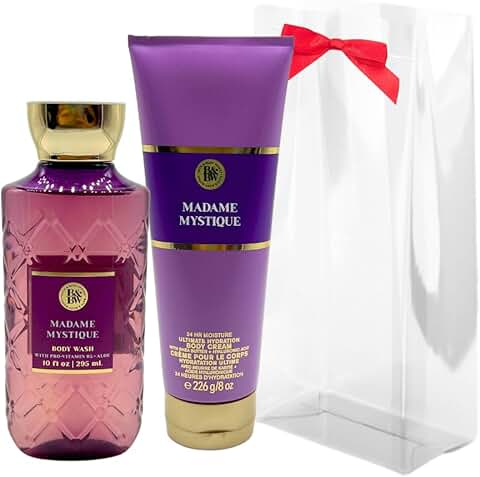 Hydration Body Cream and Wash Gift Set with Red Bow