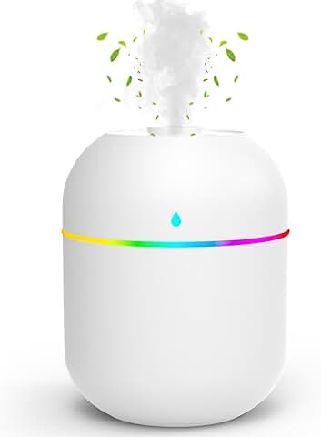 Small 220ml Essential Oil Diffuser with Night Light