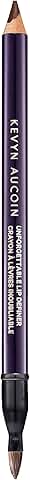 Long-wearing water-resistant lip liner with blending tip