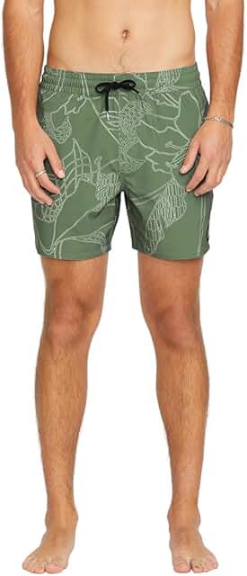 Men's 20" Boardshorts with 4-Way Stretch and Quick-Dry Fabric
