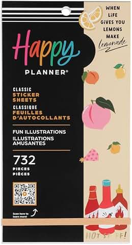 Multicolored Sticker Pack for Planners and Journals