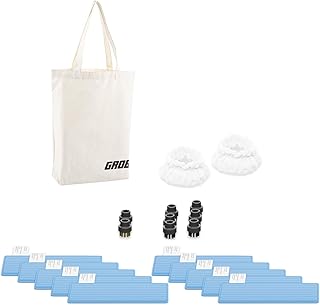 Steam Cleaner Consumable Pack with Microfiber, Brushes, and Storage