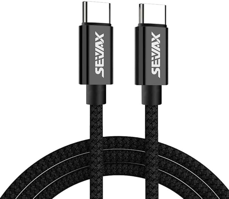 60W USB-C to USB-C 1M Data Cable for Charging and Transfer