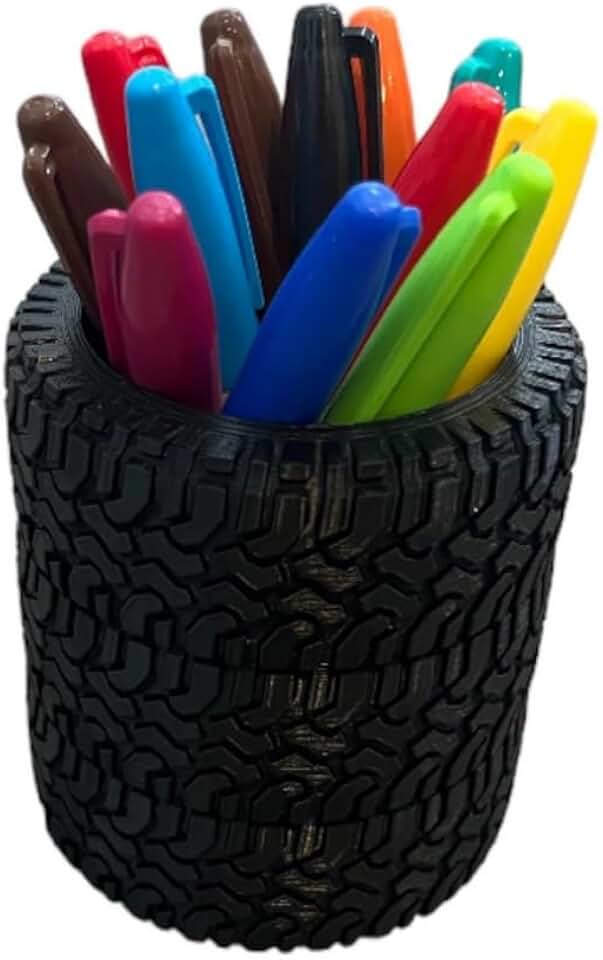 Tire Stack Pen Holder for Desk or Counter