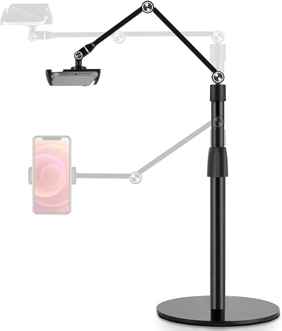 Adjustable Aluminum Stand for Phones and Tablets