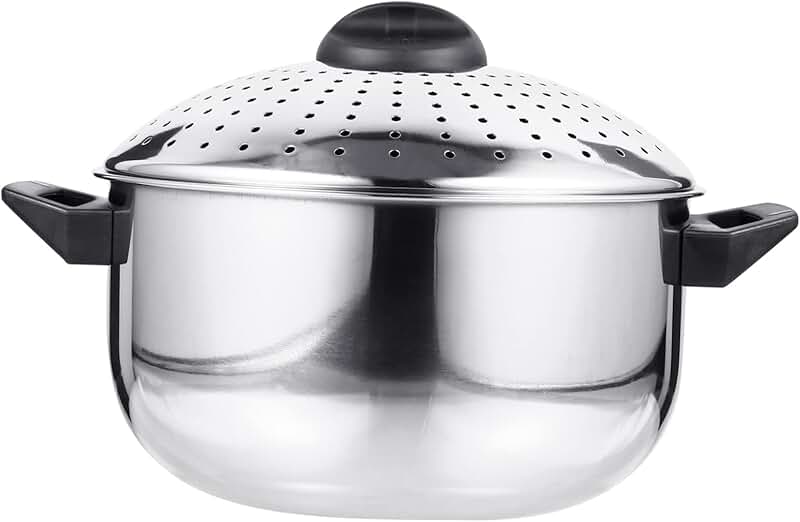 Stainless Steel Cookware Set with Milk Pot and Frying Pan
