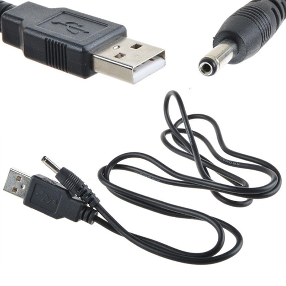 USB charging and power cord replacement for lights