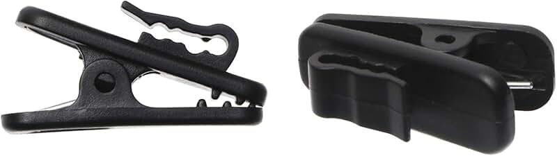 Small 1-Inch Earphone Wire Clips, 4 Pack