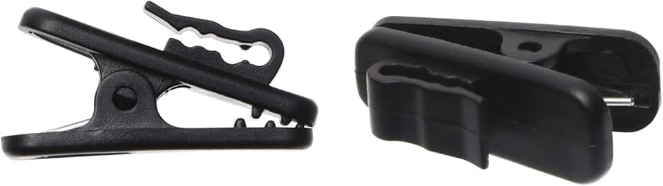 Small 1-Inch Earphone Wire Clips, 4 Pack