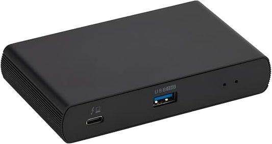 Black Thunderbolt 4/USB4 Docking Station with Dual Display