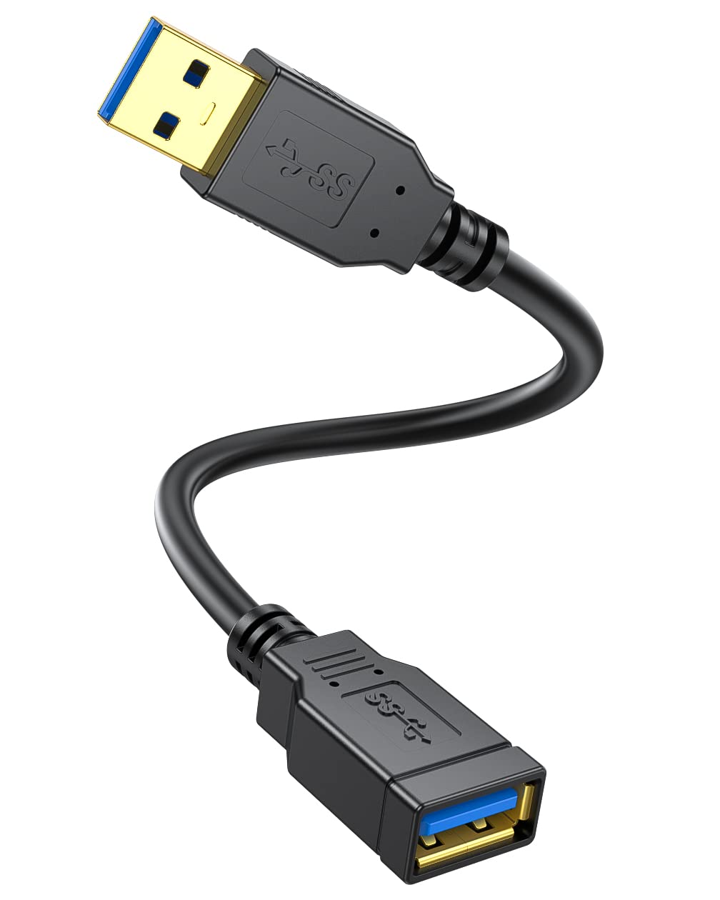1-Foot USB 3.0 Extension Cable for Devices