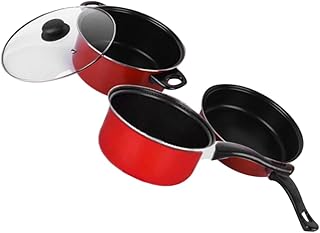 3-Piece Non-Stick Frying Pan and Soup Pot Set