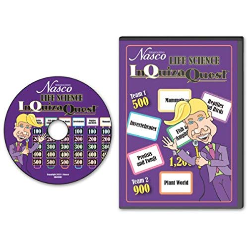 SB49987 InQuizaQuest Interactive Game Show Style CD-ROM, Life Science