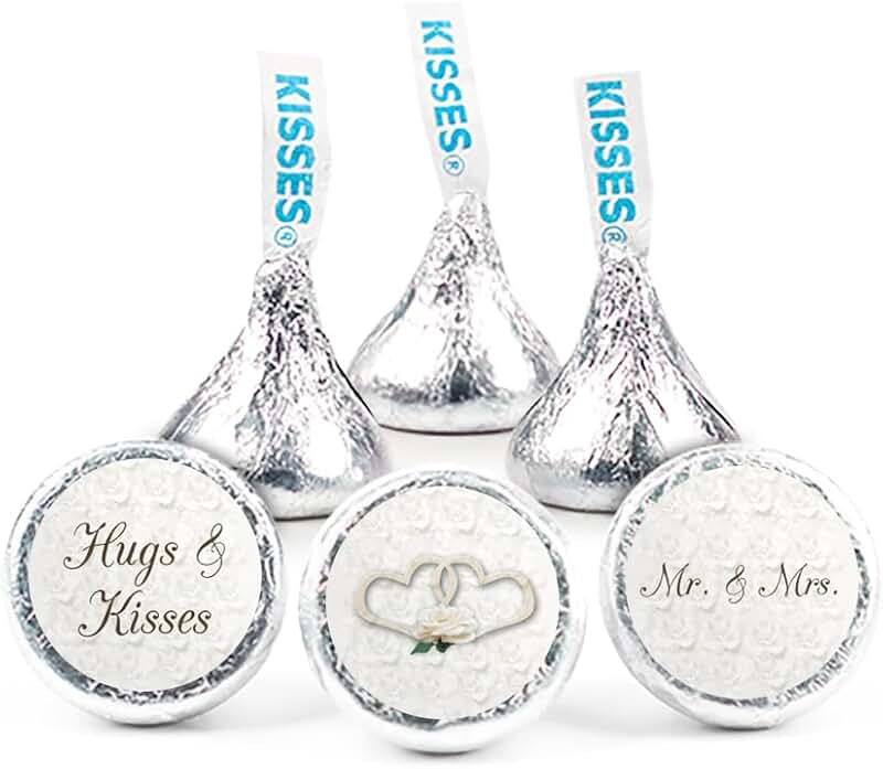 Three Sheets of 3/4 Inch Wedding Stickers